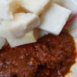 Boiled Yam and Stew